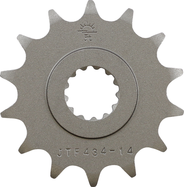 JT SPROCKETS Front Sprocket 14 Teeth Steel Standard 520 Pitch Type 434 | JTF434.14