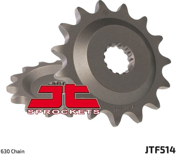 JT SPROCKETS Front Sprocket 15 Teeth Steel Standard 630 Pitch Type 514 | JTF514.15