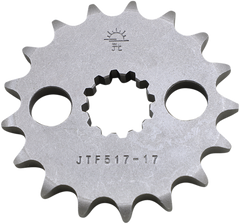 JT SPROCKETS Front Sprocket 17 Teeth Steel Standard 530 Pitch Type 517 | JTF517.17