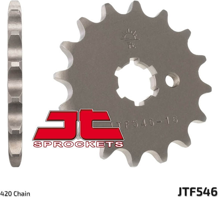JT SPROCKETS Front Sprocket 15 Teeth Steel Standard 420 Pitch Type 546 Yamaha PW80 | JTF546.15
