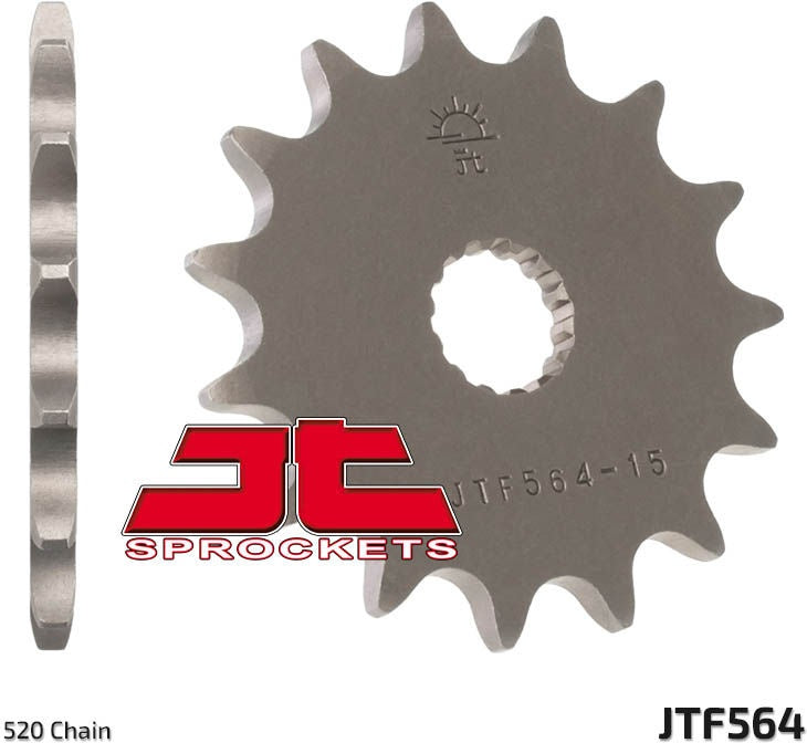 JT SPROCKETS Front Sprocket 12 Teeth Steel Standard 520 Pitch Type 564 Yamaha WR200 | JTF564.12