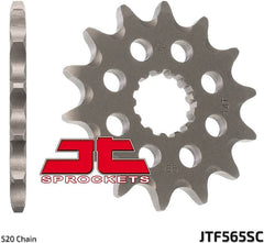 JT SPROCKETS Front Sprocket 12 Teeth Steel Self-Cleaning 520 Pitch Type 565SC Kawasaki KX250 | JTF565.12SC