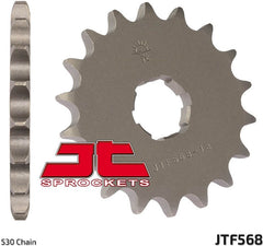 JT SPROCKETS Front Sprocket 17 Teeth Steel Standard 530 Pitch Type 568 | JTF568.17