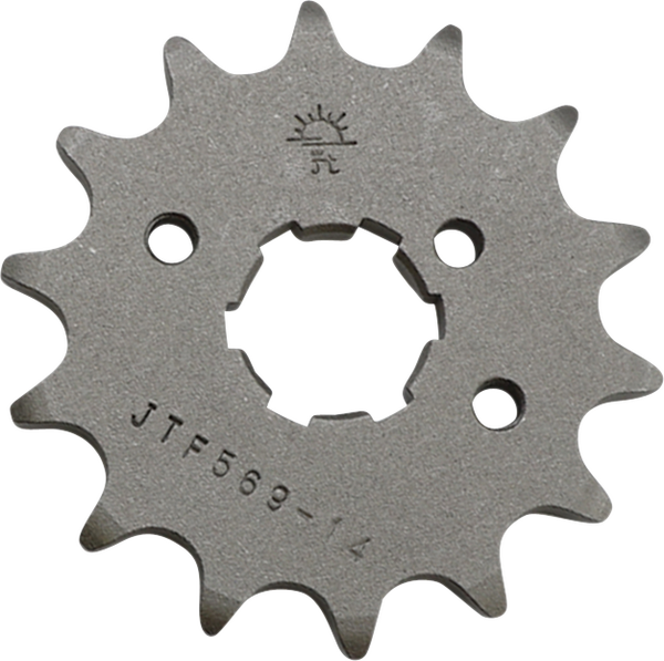 JT SPROCKETS Front Sprocket 14 Teeth Steel Standard 520 Pitch Type 569 | JTF569.14