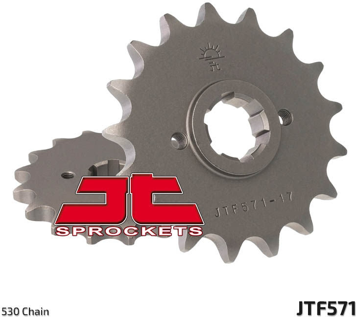JT SPROCKETS Front Sprocket 16 Teeth Steel Standard 520 Pitch Type 571 | JTF571.16