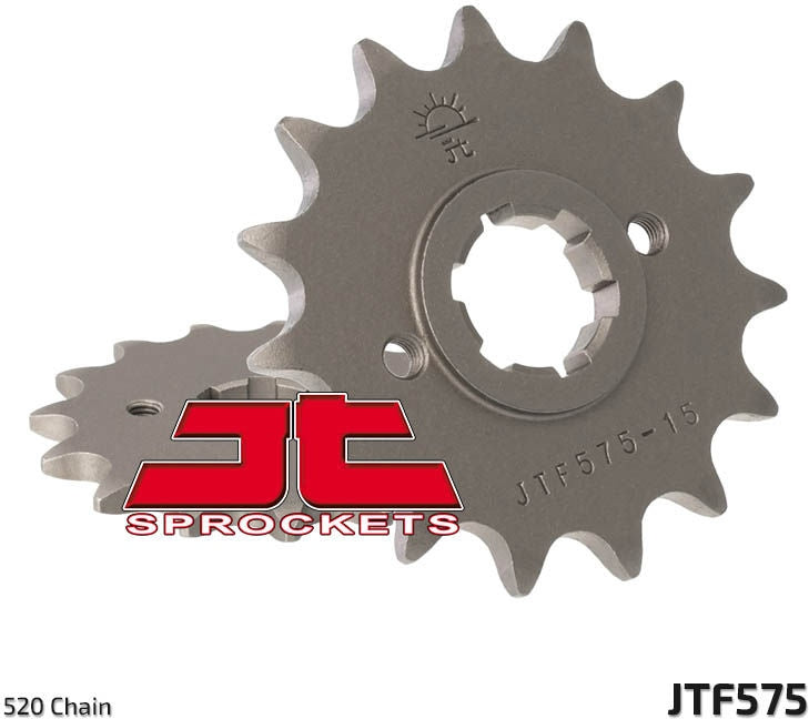 JT SPROCKETS Front Sprocket 15 Teeth Steel Standard 520 Pitch Type 575 Honda XT600 | JTF575.15
