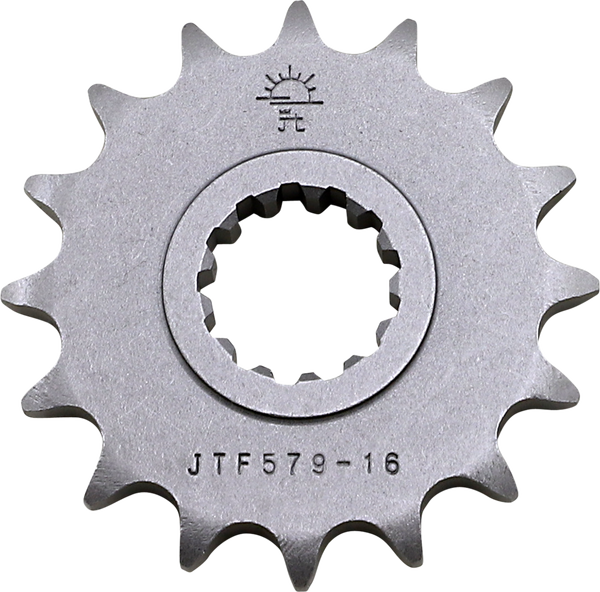 JT SPROCKETS Front Sprocket 16 Teeth Steel Standard 530 Pitch Type 579 | JTF579.16