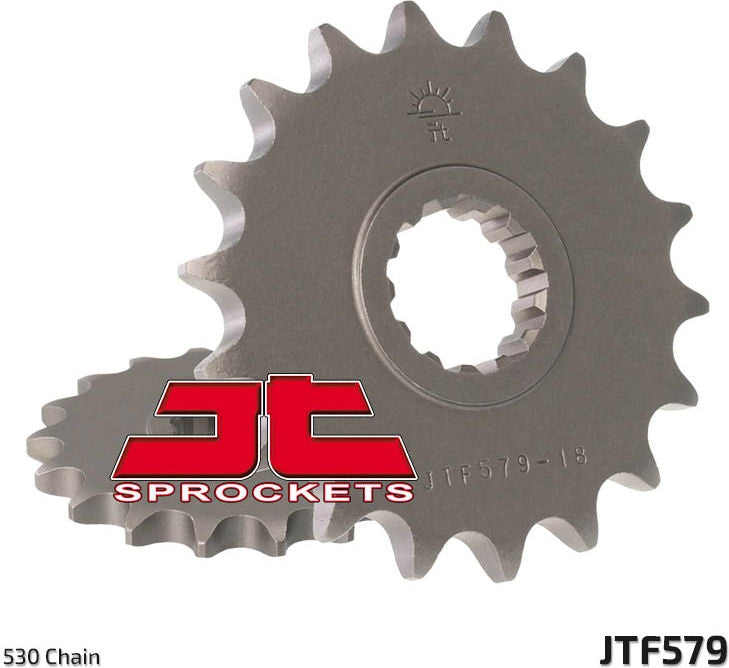 JT SPROCKETS Front Sprocket 18 Teeth Steel Standard 530 Pitch Type 579 | JTF579.18