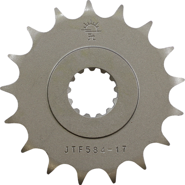 JT SPROCKETS Front Sprocket 17 Teeth Steel Standard 532 Pitch Type 584 | JTF584.17