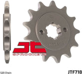 JT SPROCKETS Front Sprocket 13 Teeth Steel Standard 520 Pitch Type 718 | JTF718.13