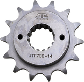 JT SPROCKETS Front Sprocket 14 Teeth Steel Standard 520 Pitch Type 736 | JTF736.14