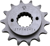 JT SPROCKETS Front Sprocket 14 Teeth Steel Standard 525 Pitch Type 740 | JTF740.14