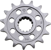 JT SPROCKETS Front Sprocket 15 Teeth Steel Standard 525 Pitch Type 741 | JTF741.15