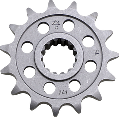 JT SPROCKETS Front Sprocket 15 Teeth Steel Standard 525 Pitch Type 741 | JTF741.15
