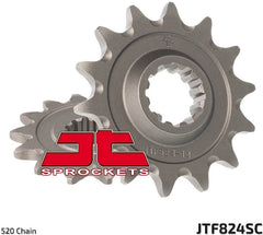 JT SPROCKETS Front Sprocket 14 Teeth Steel Self-Cleaning 520 Pitch Type 824SC Husqvarna | JTF824.14SC