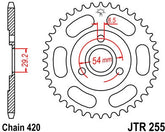 JT SPROCKETS Rear Sprocket 40 Teeth Steel 420 Pitch Type 255 | JTR255.40