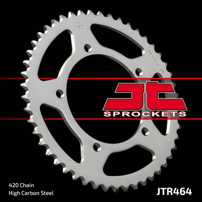 JT SPROCKETS Rear Sprocket 50 Teeth Steel Standard 420 Pitch Type 464 | JTR464.50