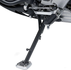 Kappa Specific support in aluminium and stainless steel to widen the surface support area of the original side stand | ES4103K