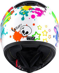 Kappa KJ04 Boom Baby full-face helmet, Glossy White | HKJ04FB910