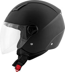 Kappa KV28 Miami Basic Demi-Jet helmet in thermoplastic material, Matt Black | HKKV28BN900