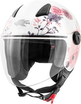 Kappa KV28 Miami Elise Lady Demi-Jet helmet in thermoplastic material, White | HKKV28FELWF