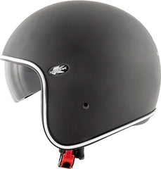 Kappa KV29 Philadelphia Basic Jet helmet in composite fibers, Matt Black | HKKV29BN900