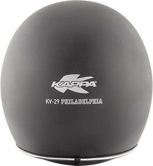 Kappa KV29 Philadelphia Basic Jet helmet in composite fibers, Matt Black | HKKV29BN900
