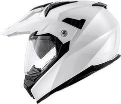 Kappa KV30 Enduro Basic Full-face helmet in thermoplastic material, Glossy White | HKKV30BB910