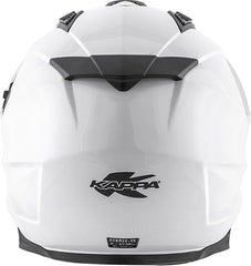 Kappa KV30 Enduro Basic Full-face helmet in thermoplastic material, Glossy White | HKKV30BB910