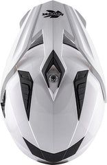 Kappa KV30 Enduro Basic Full-face helmet in thermoplastic material, Glossy White | HKKV30BB910