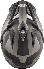 Kappa KV30 Enduro Flash Full-face helmet in thermoplastic material, Matt Titanium / Black | HKKV30FFHTB