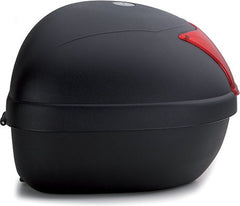 Kappa Top-case, capacity 28 ltr, black colour, with red reflector | K28BAS