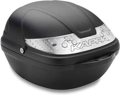 Kappa Black fixed top-case complete with transparent reflector | KCY14N