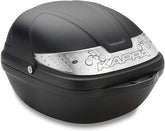 Kappa Black fixed top-case complete with transparent reflector | KCY14N