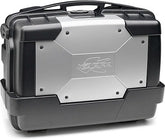 Kappa Top-case, capacity 33 ltr, equipped with silver cover on top-shell | KGR33