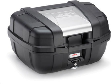 Kappa Top-case, capacity 52 ltr, equipped with silver cover on top-shell | KGR52
