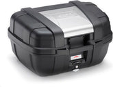 Kappa Top-case, capacity 52 ltr, equipped with silver cover on top-shell | KGR52