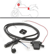 Kappa 12V Handlebar electrical outlet socket | KS110