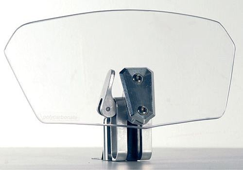 Kappa Universal transparent spoiler mountable to fairings / windscreens, 12,5 x 25,0 cm (H x W) | KS180T