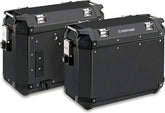 Kappa Pair of side-cases capacity 37 ltr in 1.5 mm thick aluminium, black painted | KVE37B