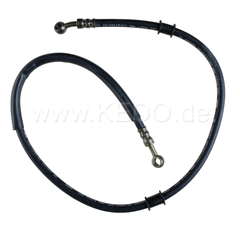 Kedo Replica Brakeline, 980mm, fittings 10/30 ° angled (DOT approved, SAE J1401, matching banjo bolt see Item 29447) | 10082