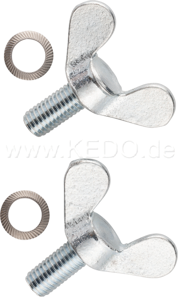 Kedo Wing Bolt Set for Seat Mount (. 2 bolts incl locking washer) | 10239