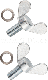 Kedo Wing Bolt Set for Seat Mount (. 2 bolts incl locking washer) | 10239