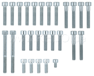 Kedo Allen Screw Set for Crankcase Cover, 8.8, Zinc Coated, incl Manual | 10245