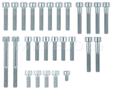 Kedo Allen Screw Set for Crankcase Cover, 8.8, Zinc Coated, incl Manual | 10245