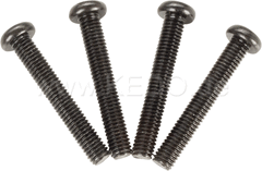 Kedo Bolt-Set for Handlebar Switch Housings, 4 Pcs Phillips Head M5, Black | 10290