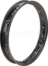 Kedo Replica Aluminum Rim 2.15x18 "Shiny Black Anodized, Drilled | 10298B