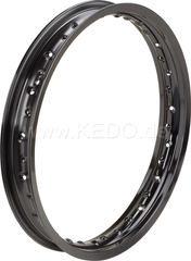 Kedo Replica Aluminum Rim 2.15x18 "Shiny Black Anodized, Drilled | 10298B