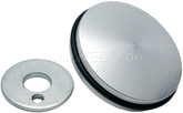 Kedo dummy plug for TDC Viewer, 'Classic' type, Domed, aluminum | 20046