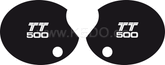 Kedo Side Cover Decal Set 'TT500', 1 Pair Right & Left, Lettering TT500 US model '80 | 20106